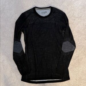 Smartwool Men's Black & Gray Long Sleeve Base Layer NWT